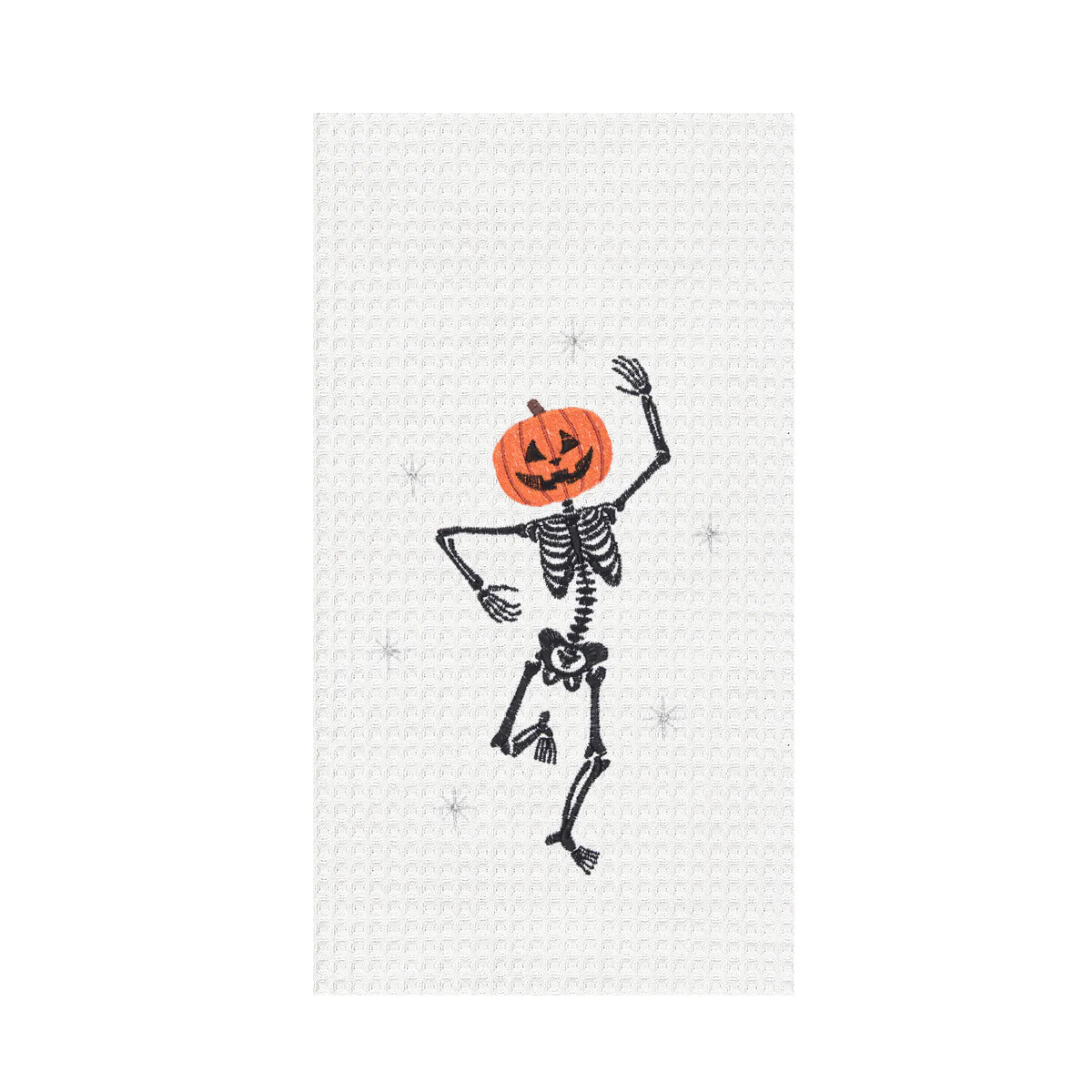 Skeleton Jack Waffle Weave Kitchen Towel