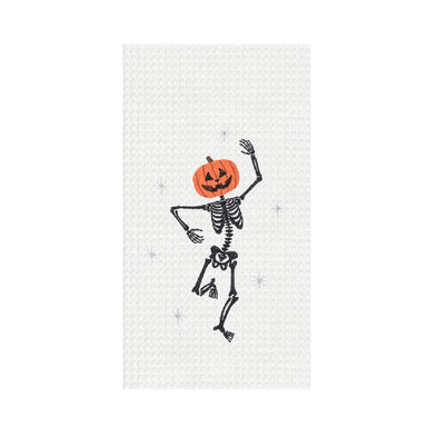 Skeleton Jack Waffle Weave Kitchen Towel
