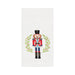 Nutcracker Laurel Wreath Waffle Weave Kitchen Towel    