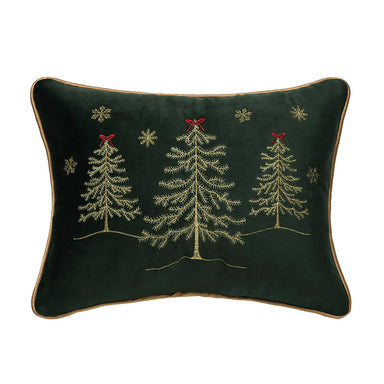 Velvet Gold Trees 12x16 inch Pillow