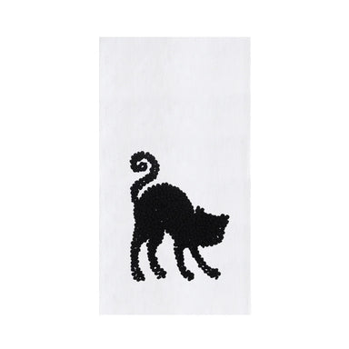 French Knot Embroidery Kitchen Towel