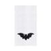French Knot Embroidered Bat Kitchen Towel
