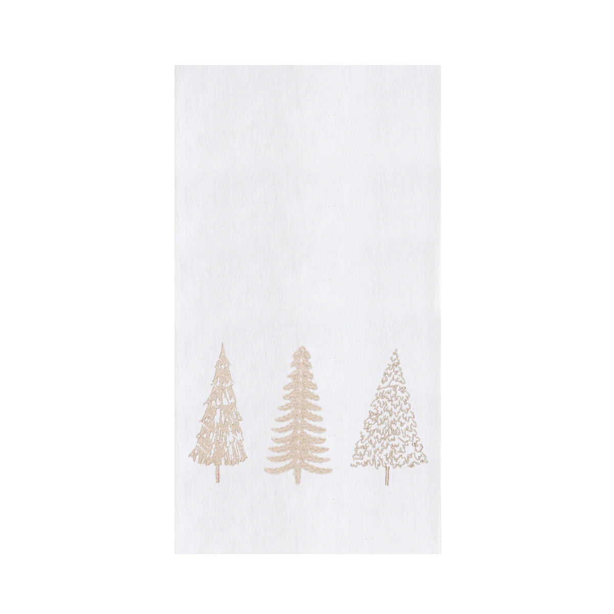 Champagne Trees Embroidered Flour Sack Kitchen Towel