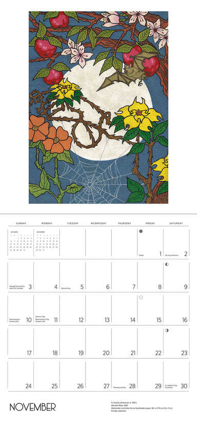 CJ Hurley The Lure Of The Land 2024 Wall Calendar    
