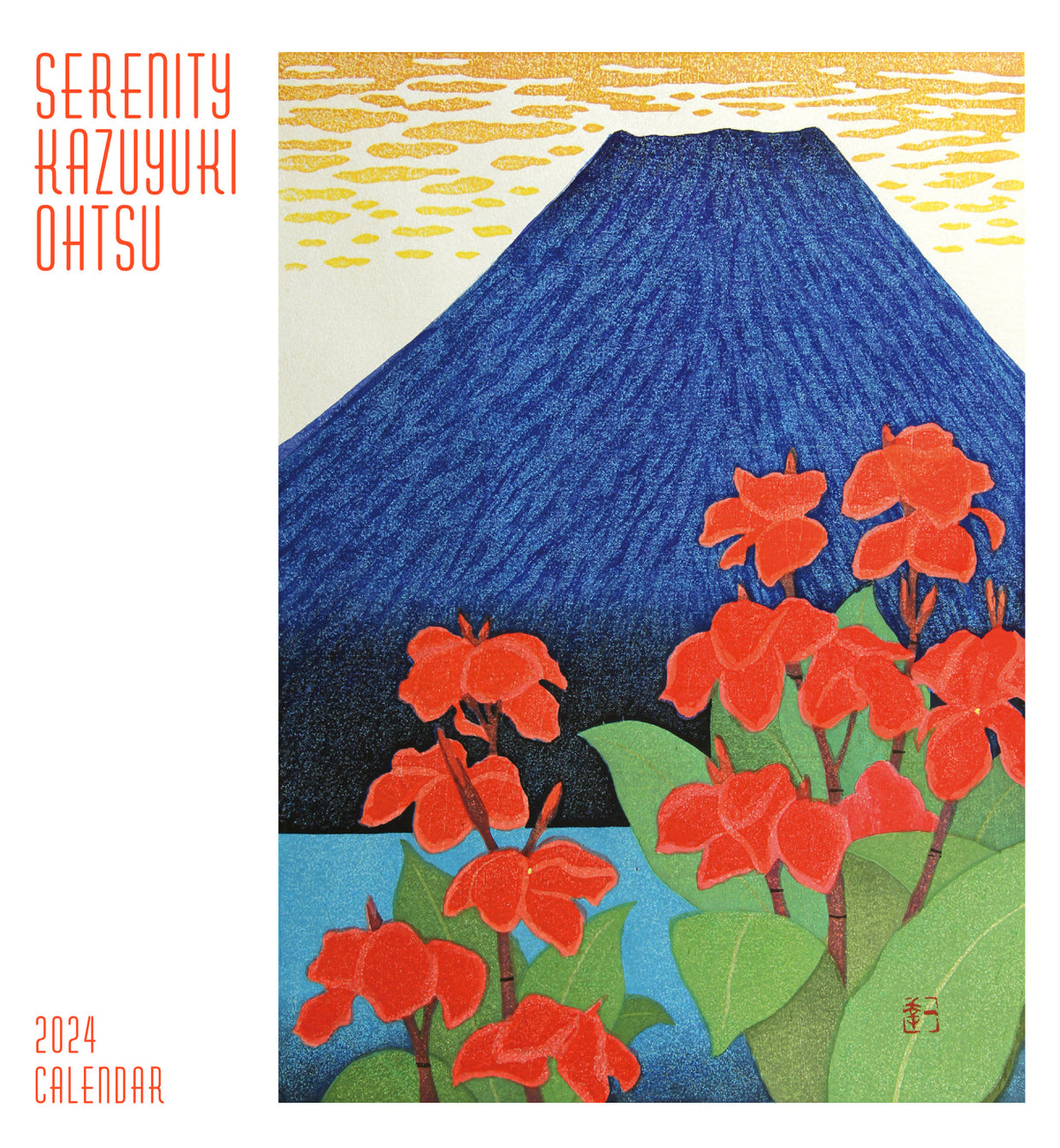 Serenity Kazuyuki Ohtsu 2024 Wall Calendar Bird In Hand