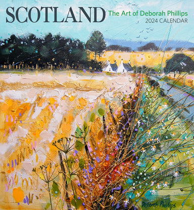 Scotland The Art of Deborah Phillips 2024 Wall Calendar    