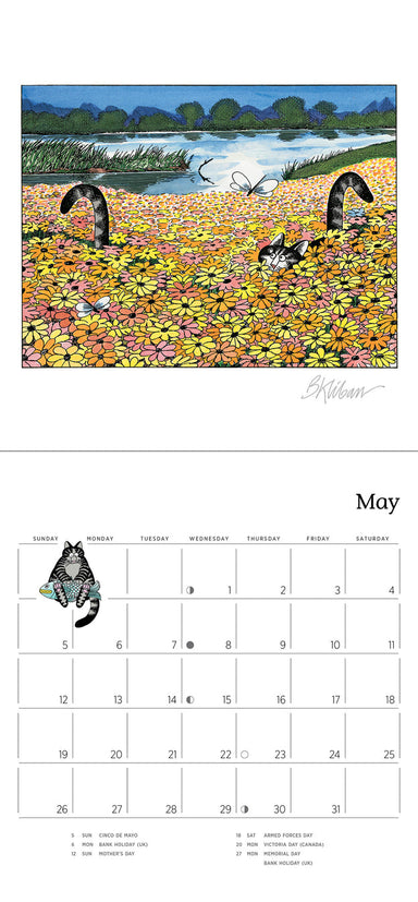 B. Kliban Cat Calendar 2024 Mini Wall Calendar    