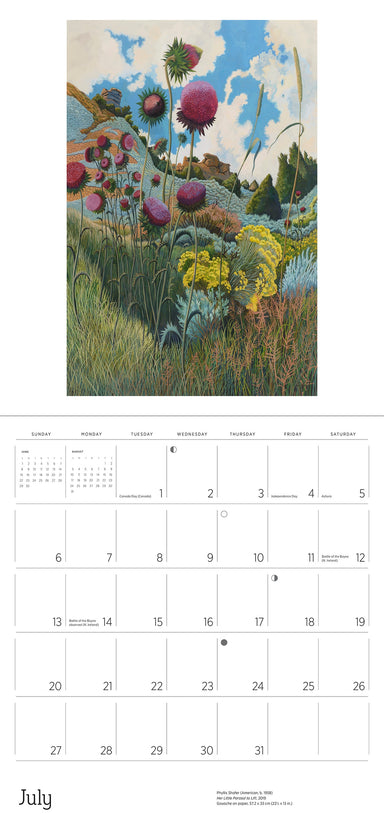 Phyllis Shafer Nature Divine 2025 Wall Calendar    