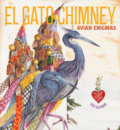 El Gato Chimney Avian Enigmas 2025 Wall Calendar    