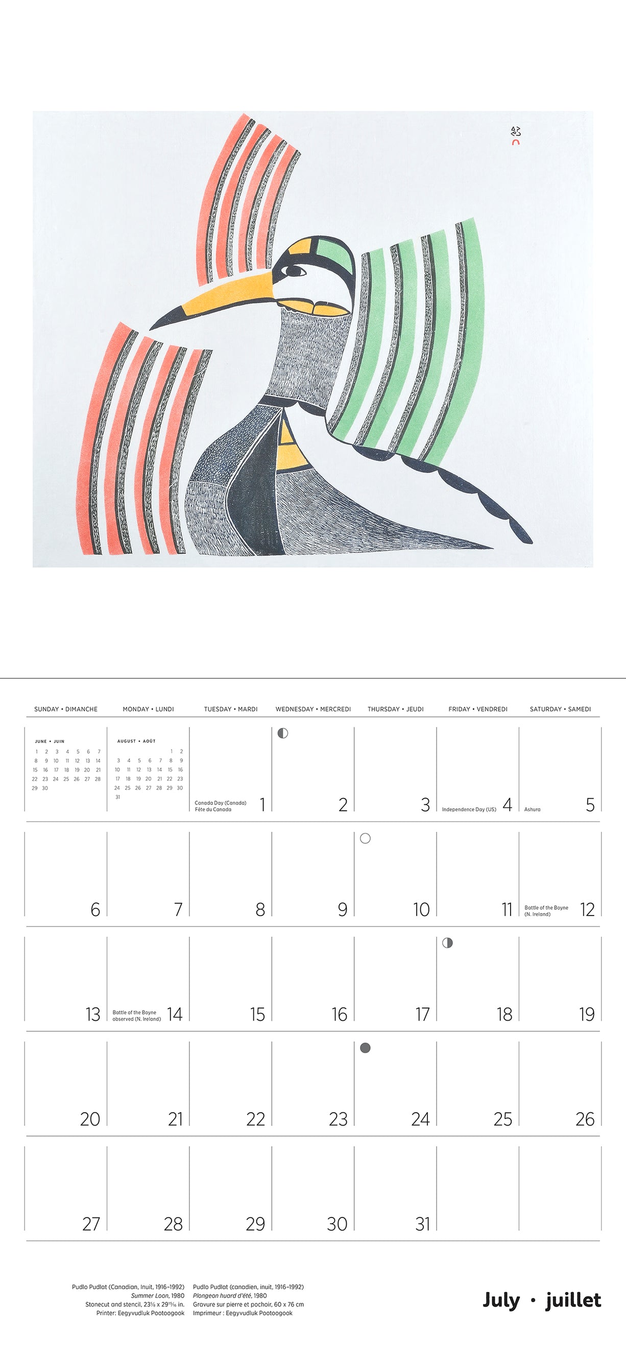 Inuit Art - Kinngait 2025 Wall Calendar    