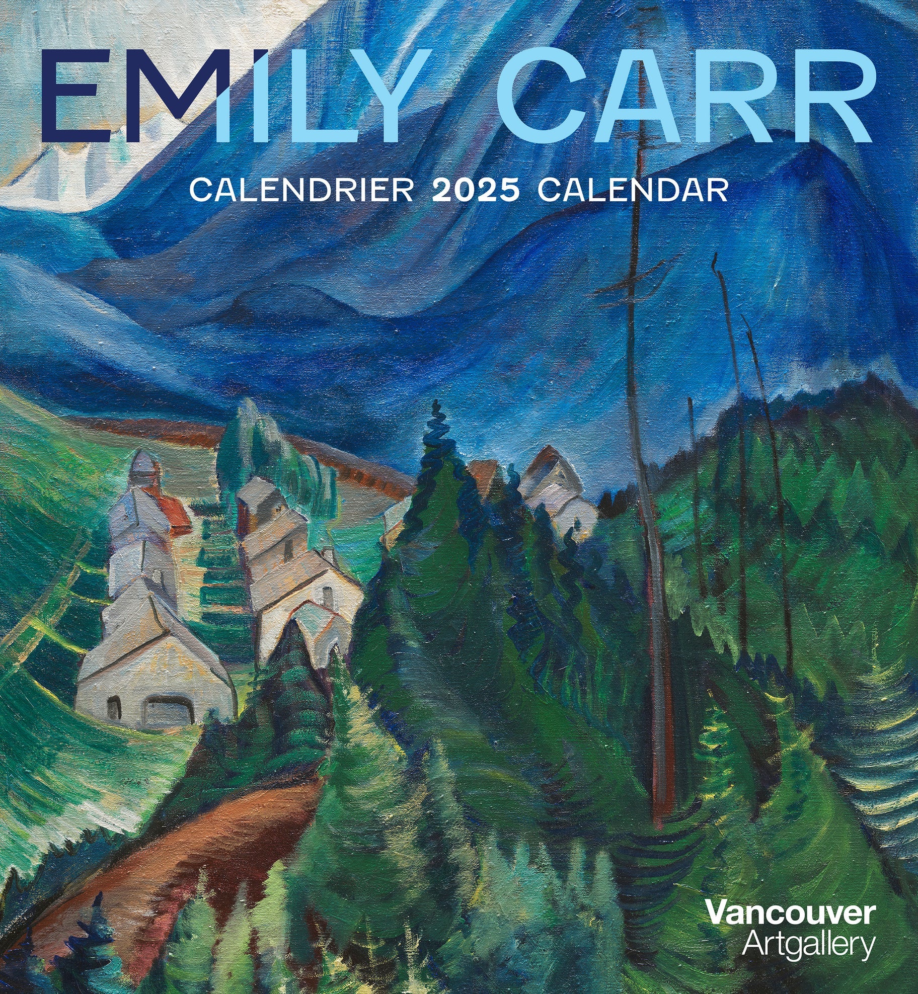 Emily Carr 2025 Wall Calendar    