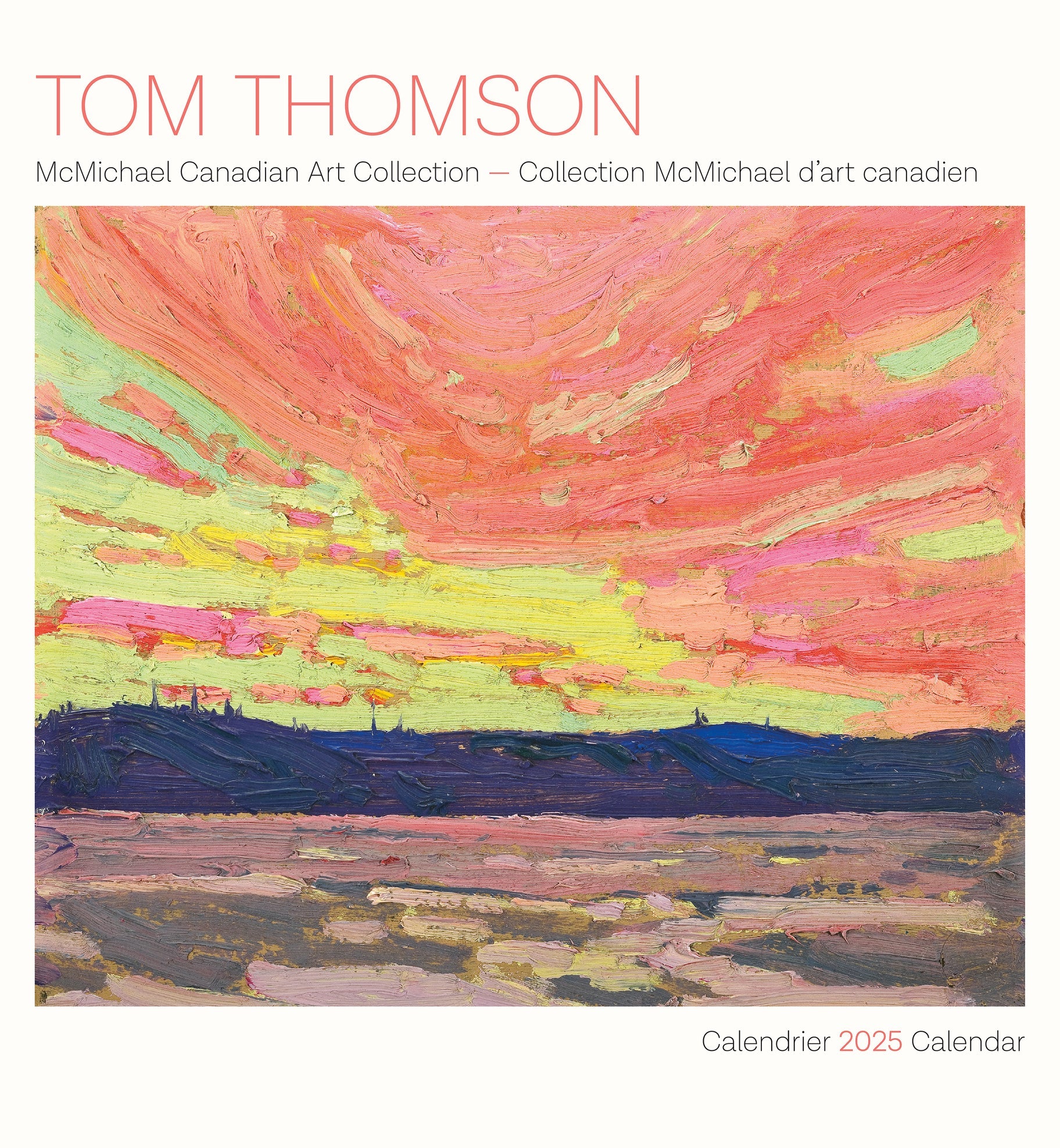 Tom Thomson 2025 Wall Calendar    