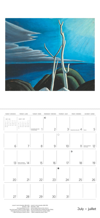 Lawren S. Harris 2025 Wall Calendar    