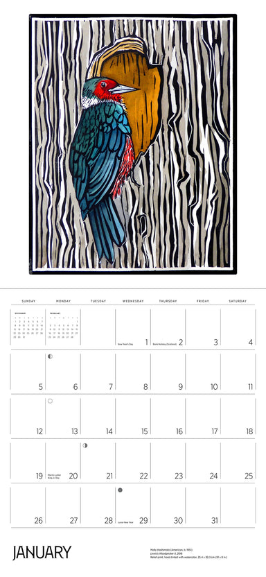 Molly Hashimoto Birds 2025 Wall Calendar    