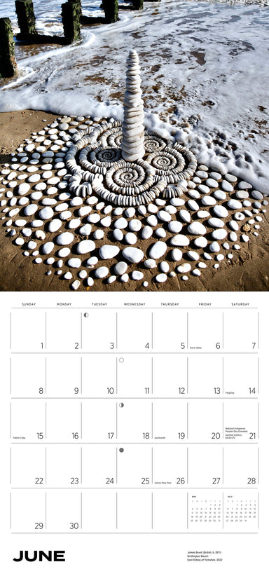 Fleeting Forms - The Art of James Brunt 2025 Wall Calendar    