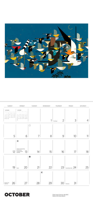 Charley Harper 2025 Wall Calendar    