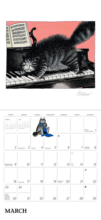 B. Kliban Cat Calendar - 2025 Wall Calendar    