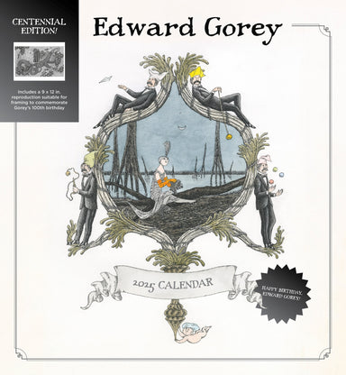 Edward Gorey 2025 Wall Calendar    