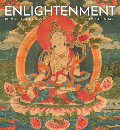 Enlightenment: 2025 Buddhist Paintings Wall Calendar    