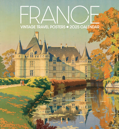 France: Vintage Travel Posters 2025 Wall Calendar    