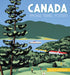 Canada Vintage Travel Posters 2025 Wall Calendar    