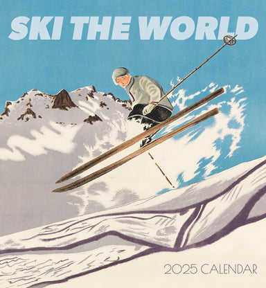 Ski The World 2025 Wall Calendar    