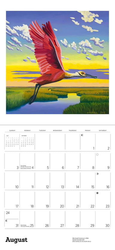 In The Wild The Art of Billy Hassell 2025 Wall Calendar    