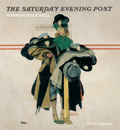 Norman Rockwell The Saturday Evening Post 2025 Wall Calendar    