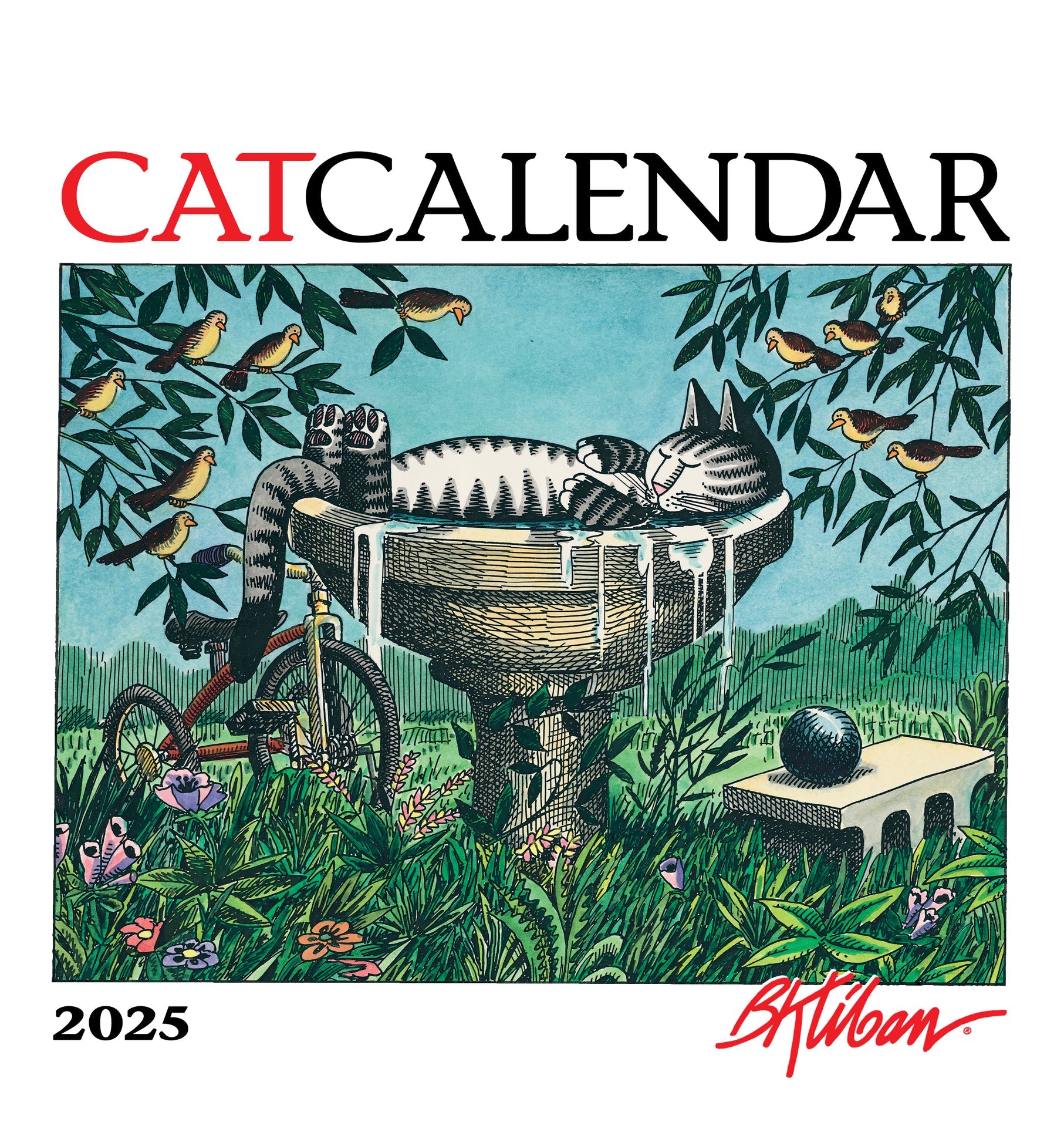 B. Kliban Cat Calendar 2025 Mini Wall Calendar    