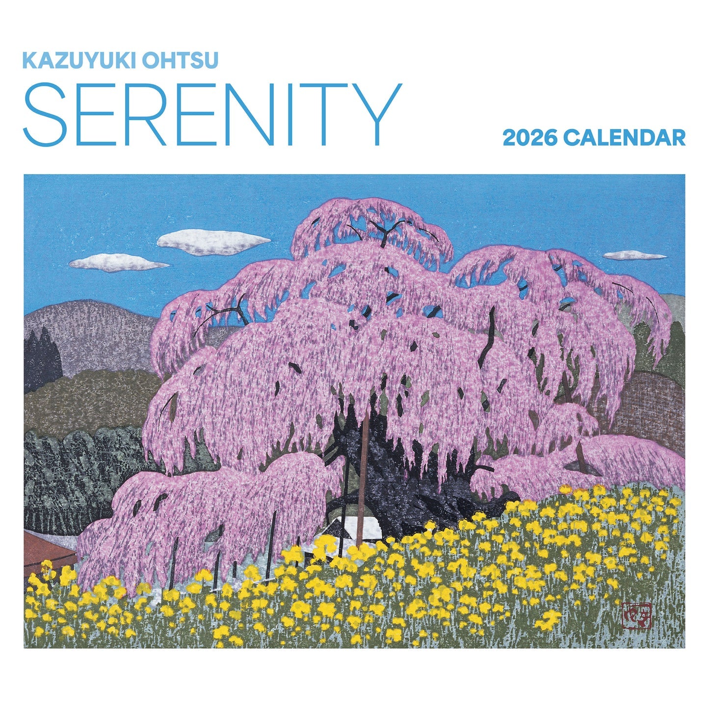 Serenity Kazuyuki Ohtsu 2026 Wall Calendar