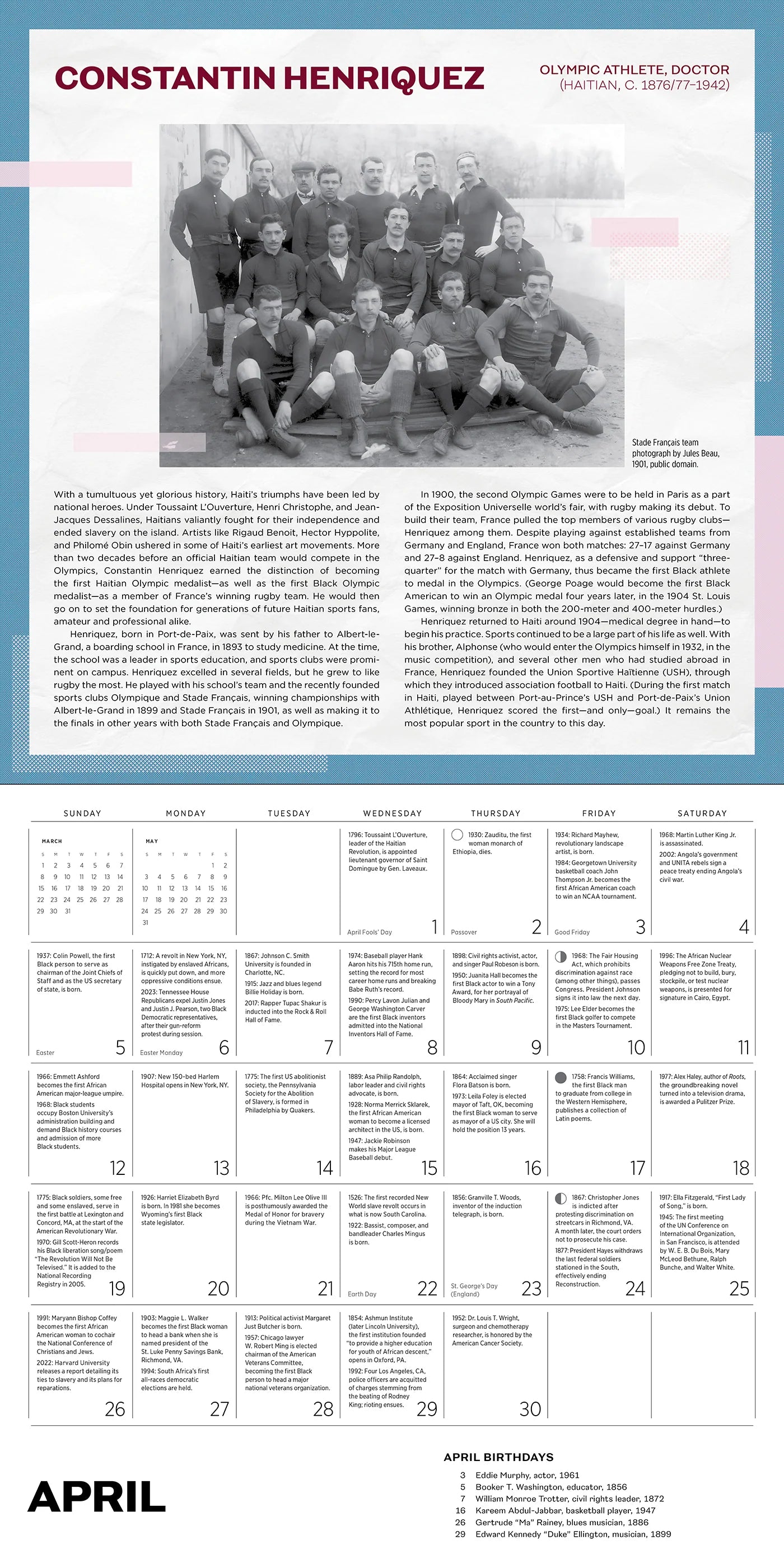 A Journey Into 365 Days Of Black History 2026 Wall Calendar