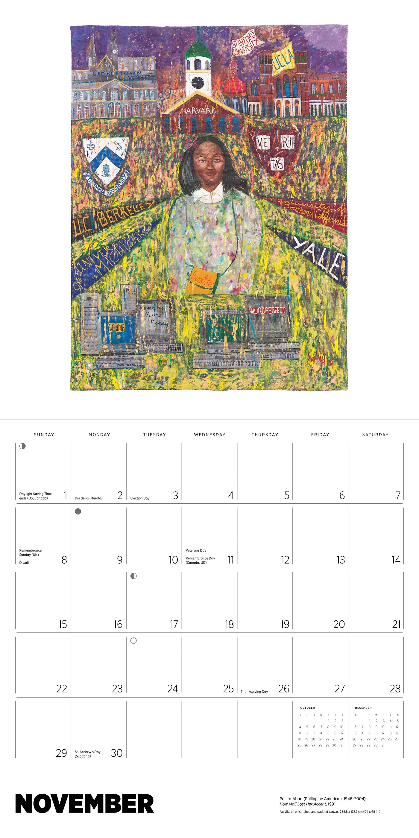 Pacita Abad 2026 Wall Calendar