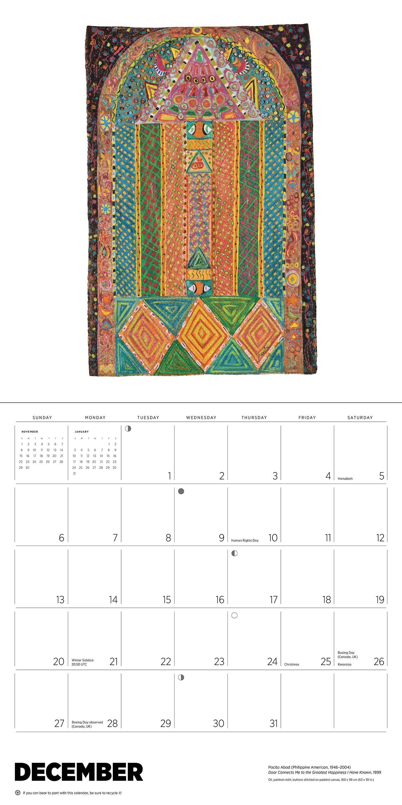 Pacita Abad 2026 Wall Calendar