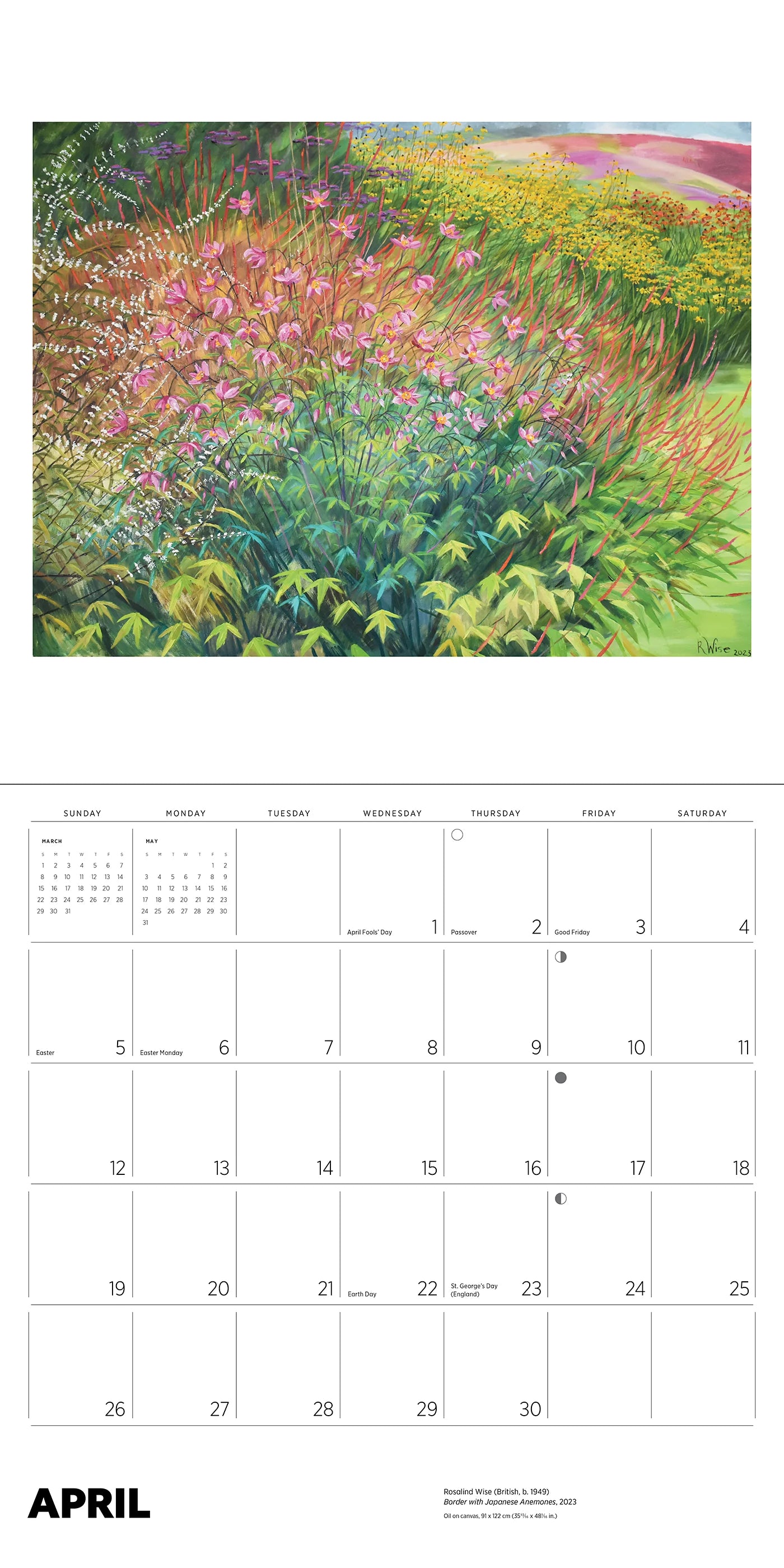 Rosalind Wise 2026 Wall Calendar