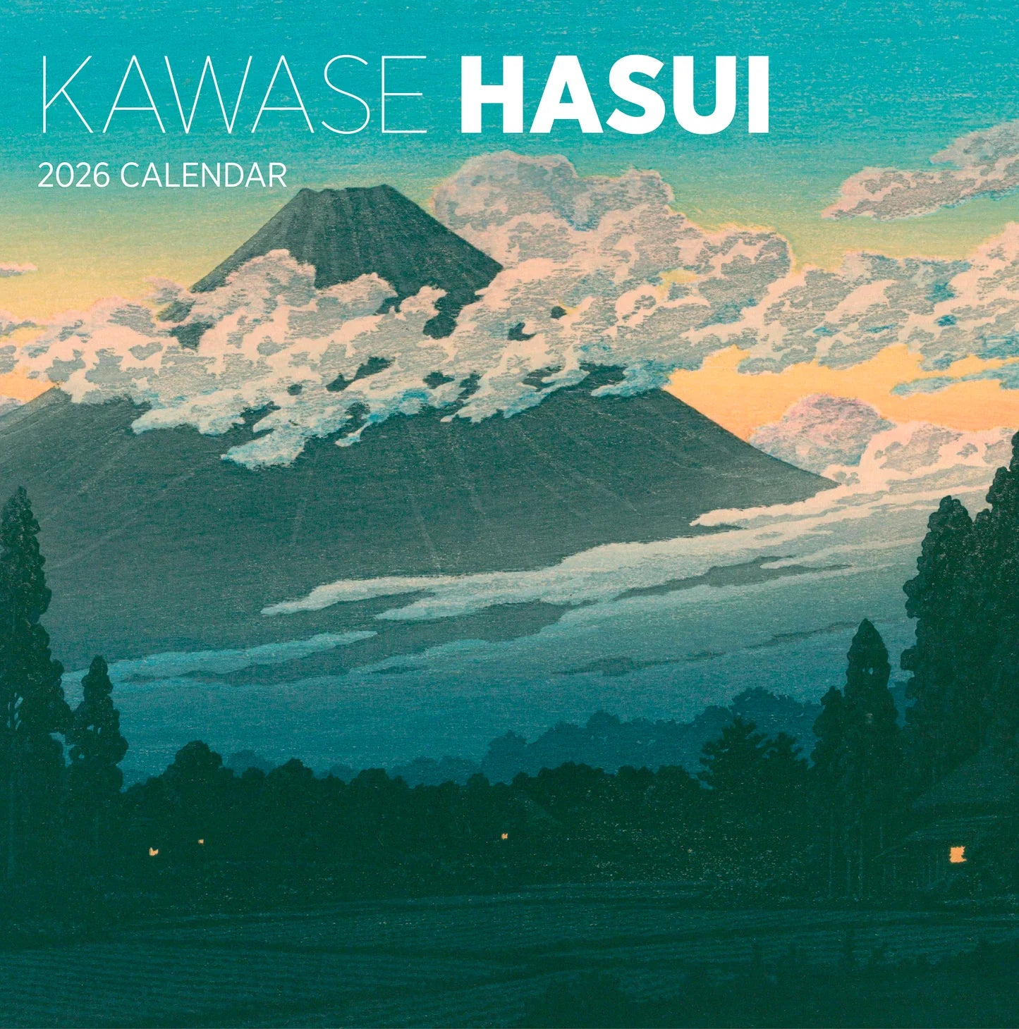 Kawase Hasui 2026 Wall Calendar