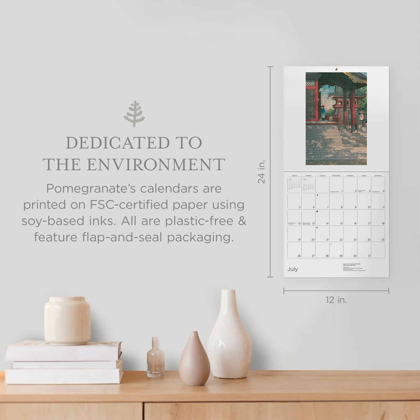 Kawase Hasui 2026 Wall Calendar