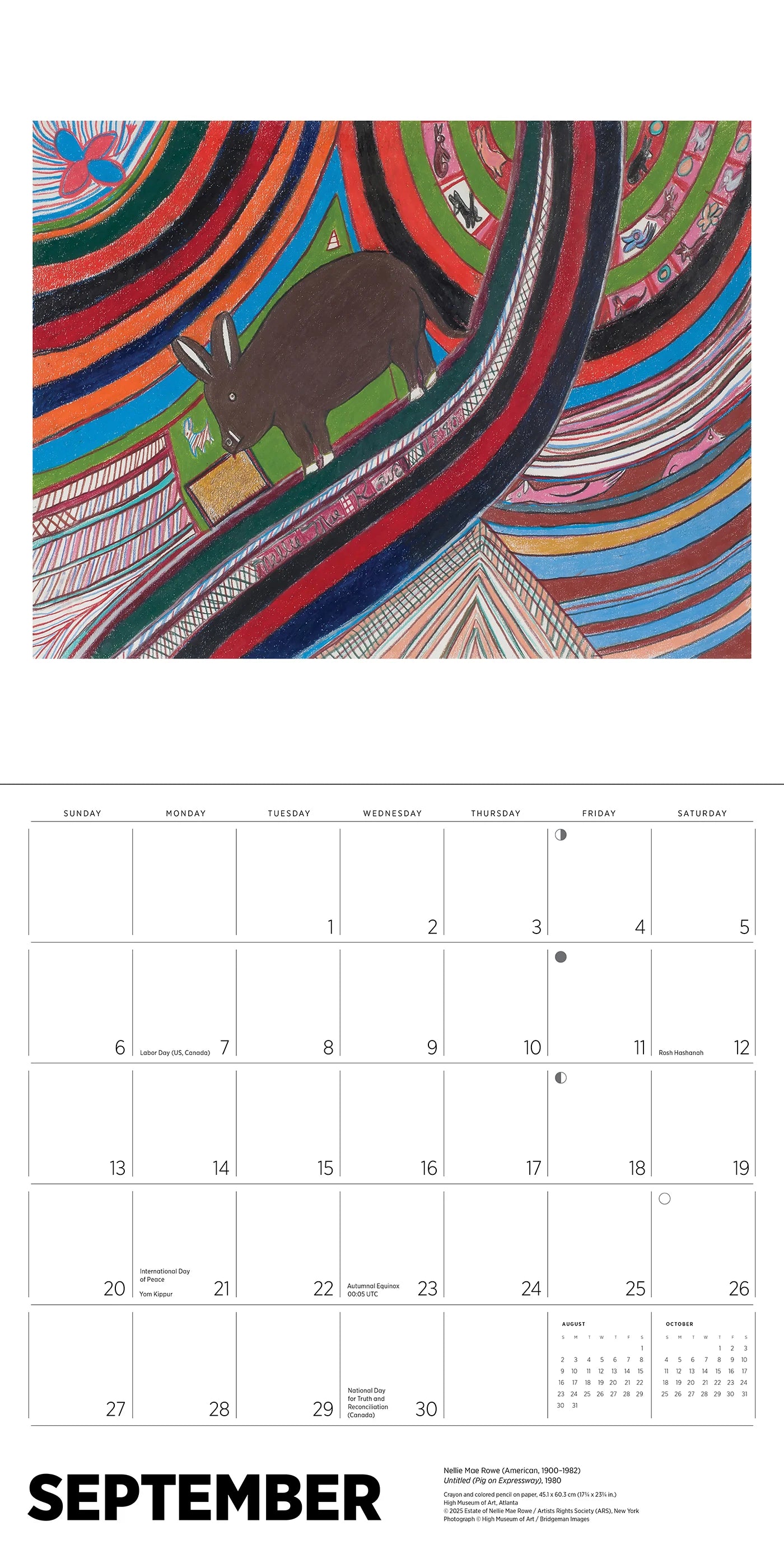 African American Art 2026 Wall Calendar