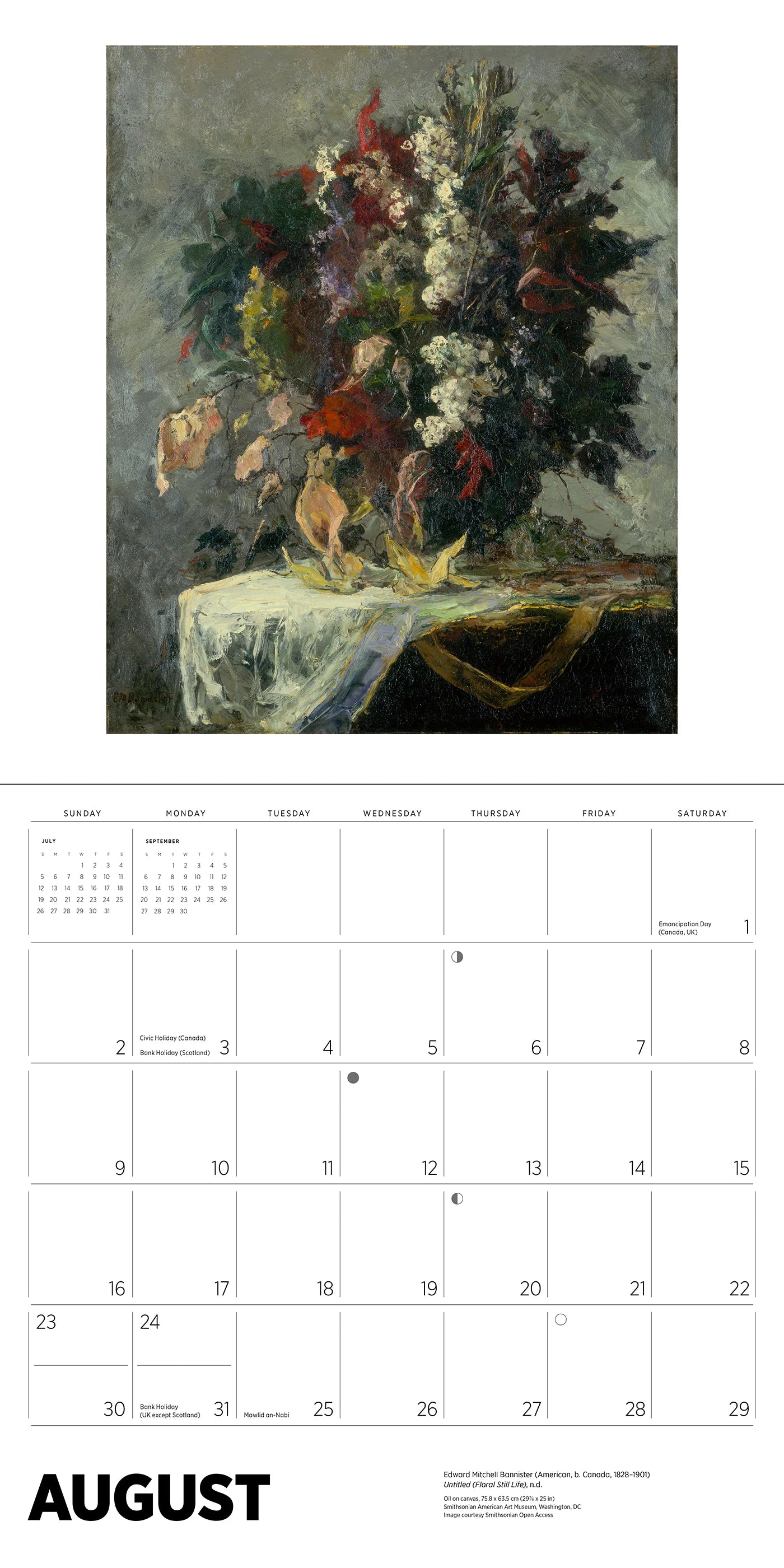 African American Art 2026 Wall Calendar