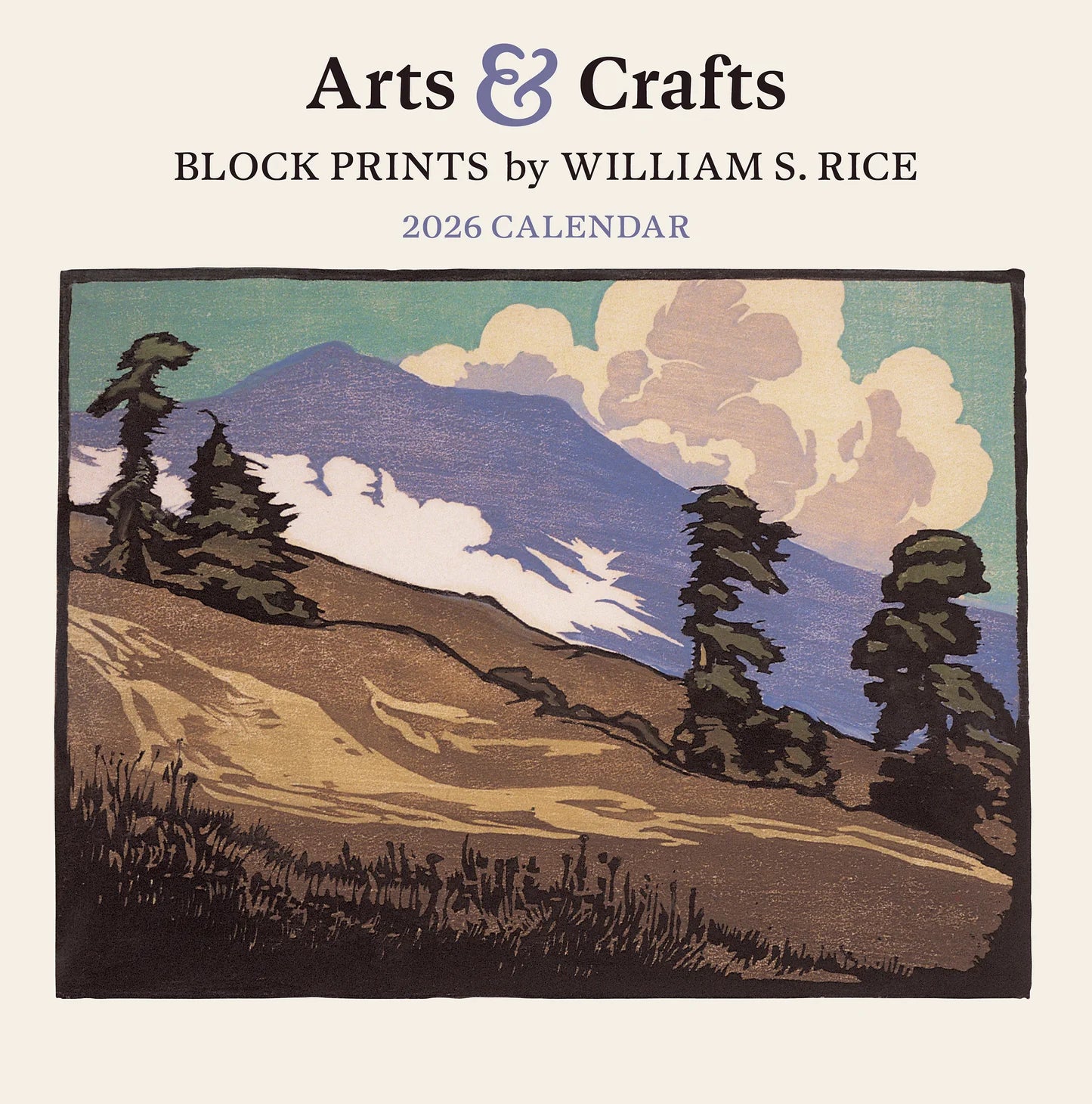 Arts & Crafts Block Prints by William S. Rice