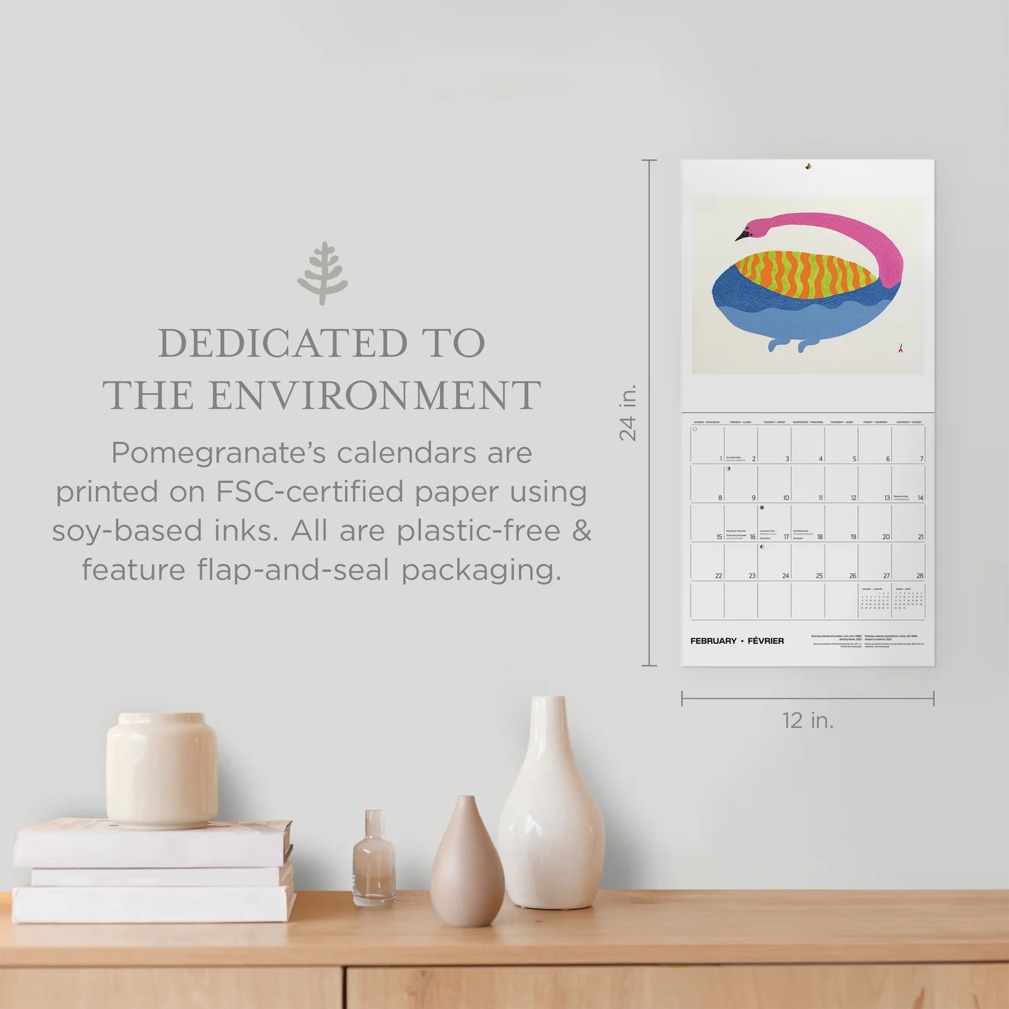 Inuit Art: Kinngait 2026 Wall Calendar