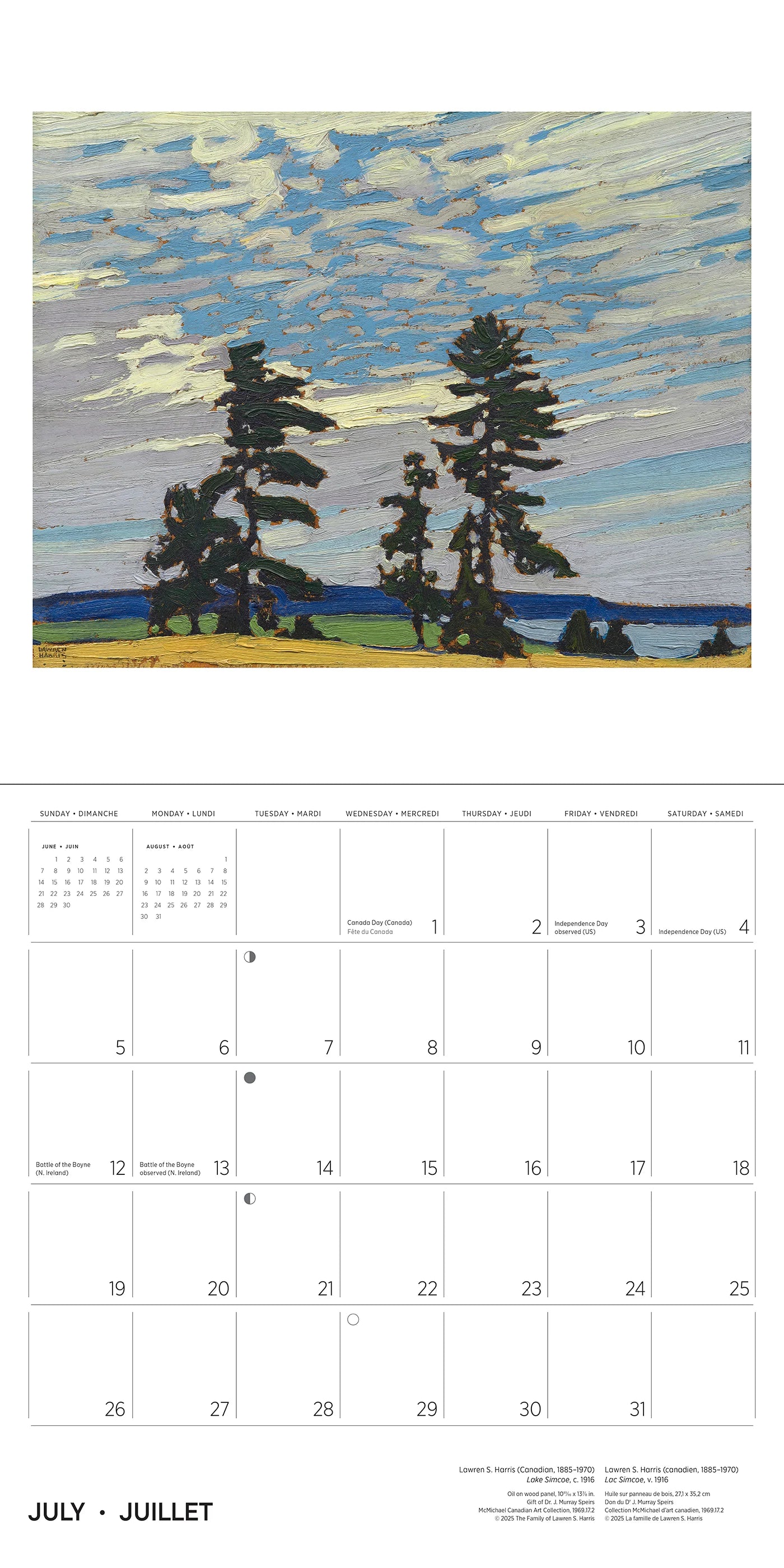 Lawren S. Harris 2026 Wall Calendar