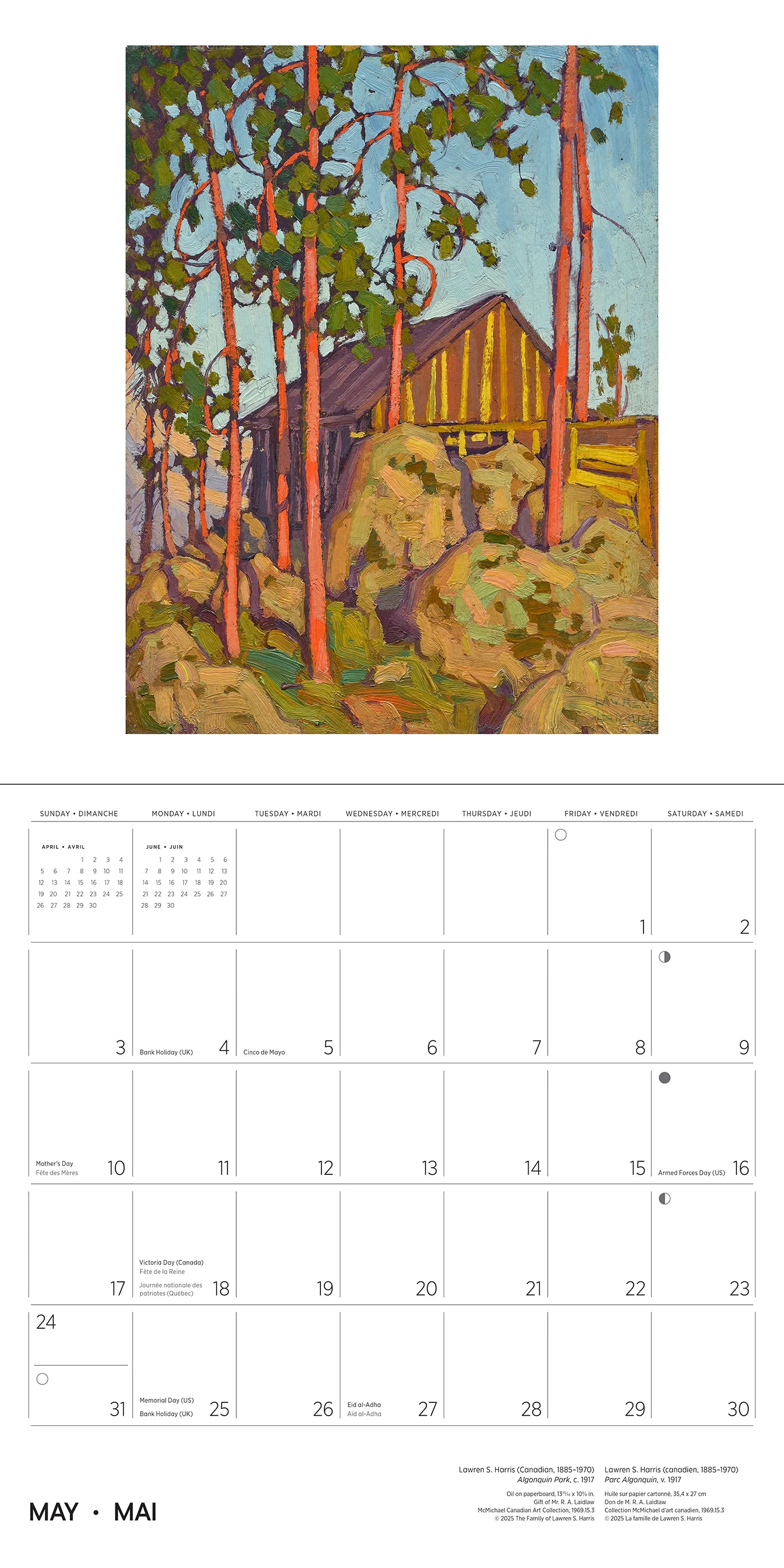 Lawren S. Harris 2026 Wall Calendar