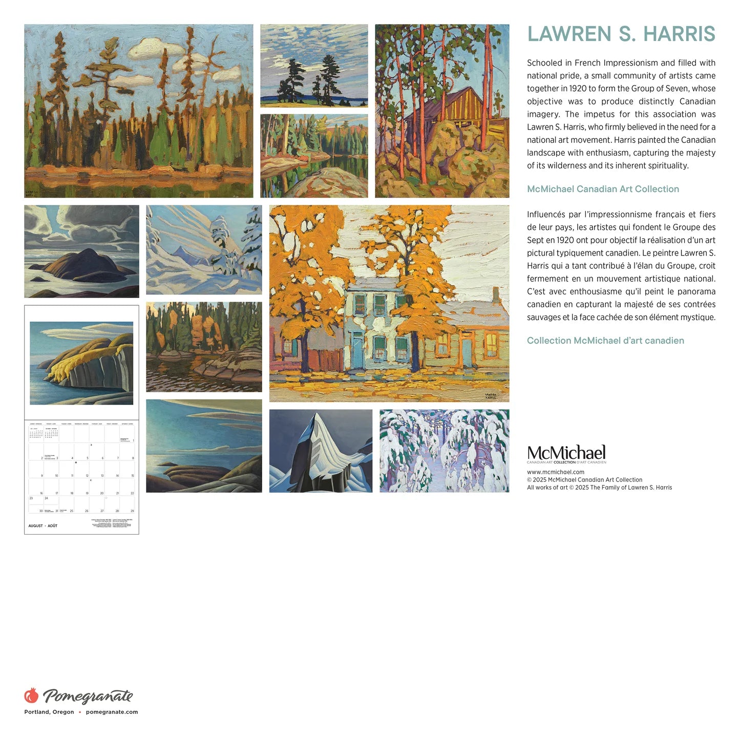 Lawren S. Harris 2026 Wall Calendar