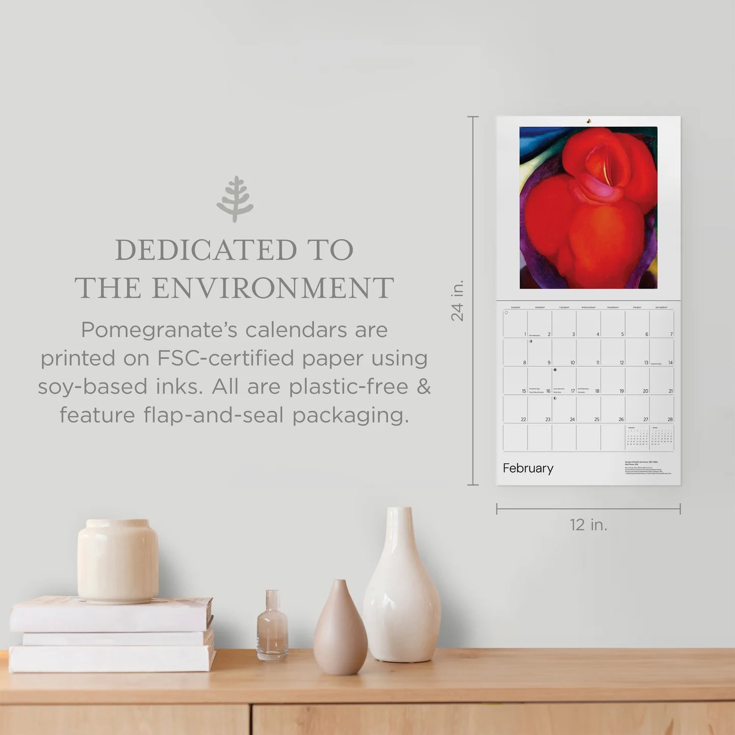 Georgia O'Keeffe 2026 Wall Calendar