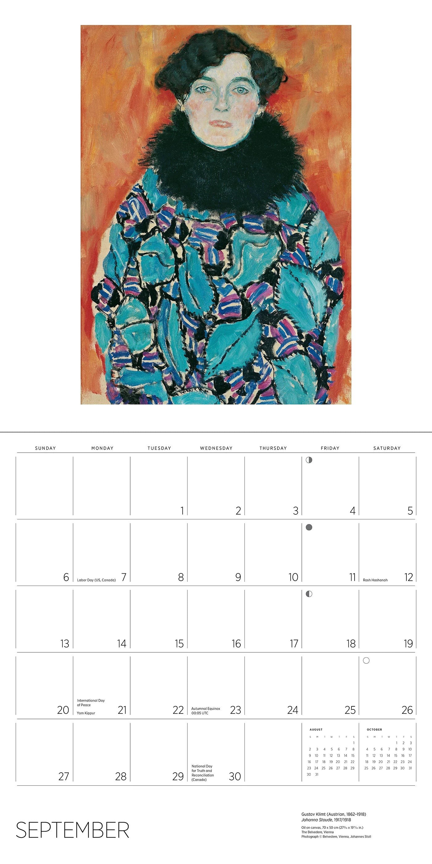 Gustav Klimt 2026 Wall Calendar