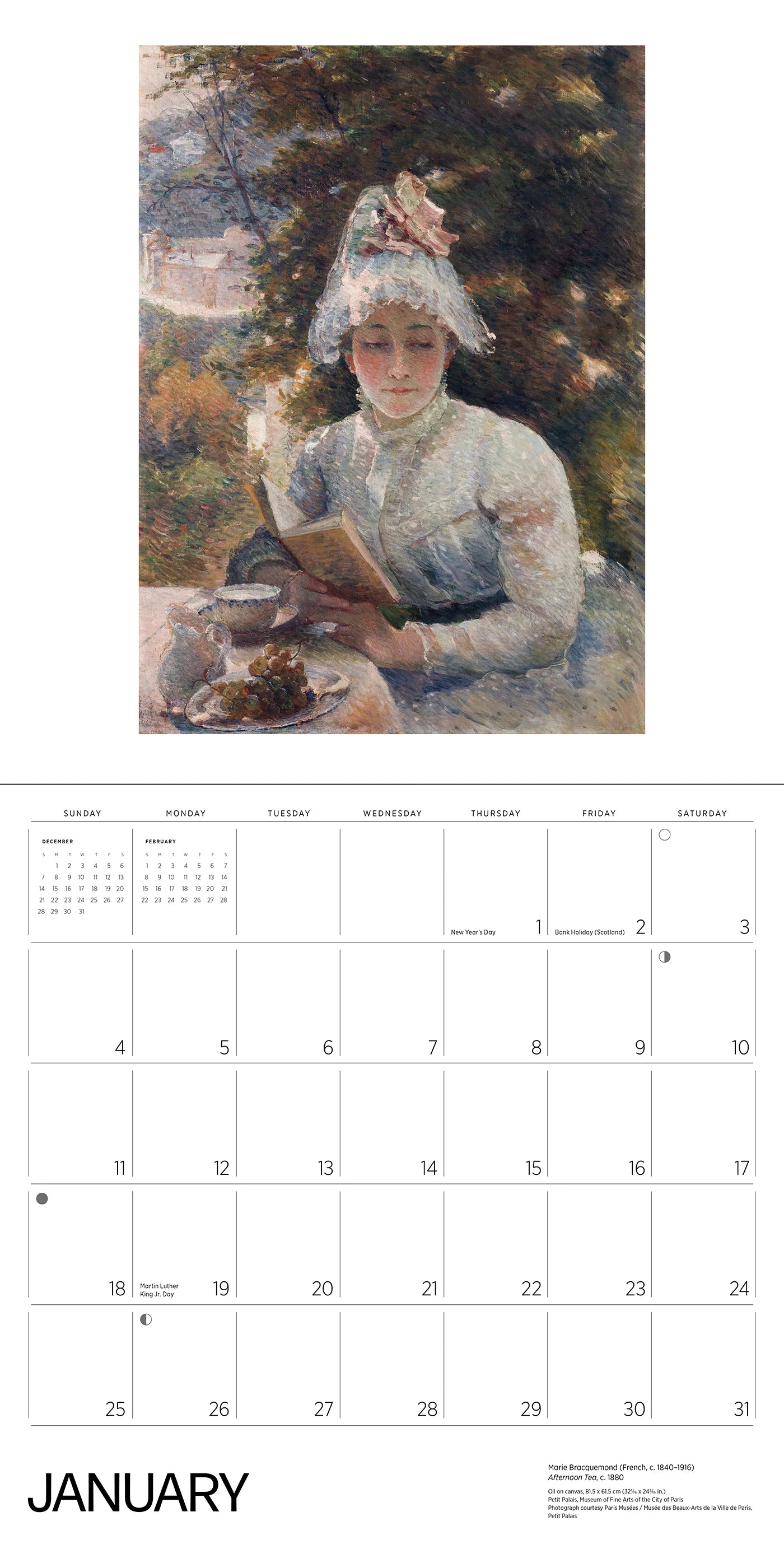 Garden of The Impressionists 2026 Wall Calendar