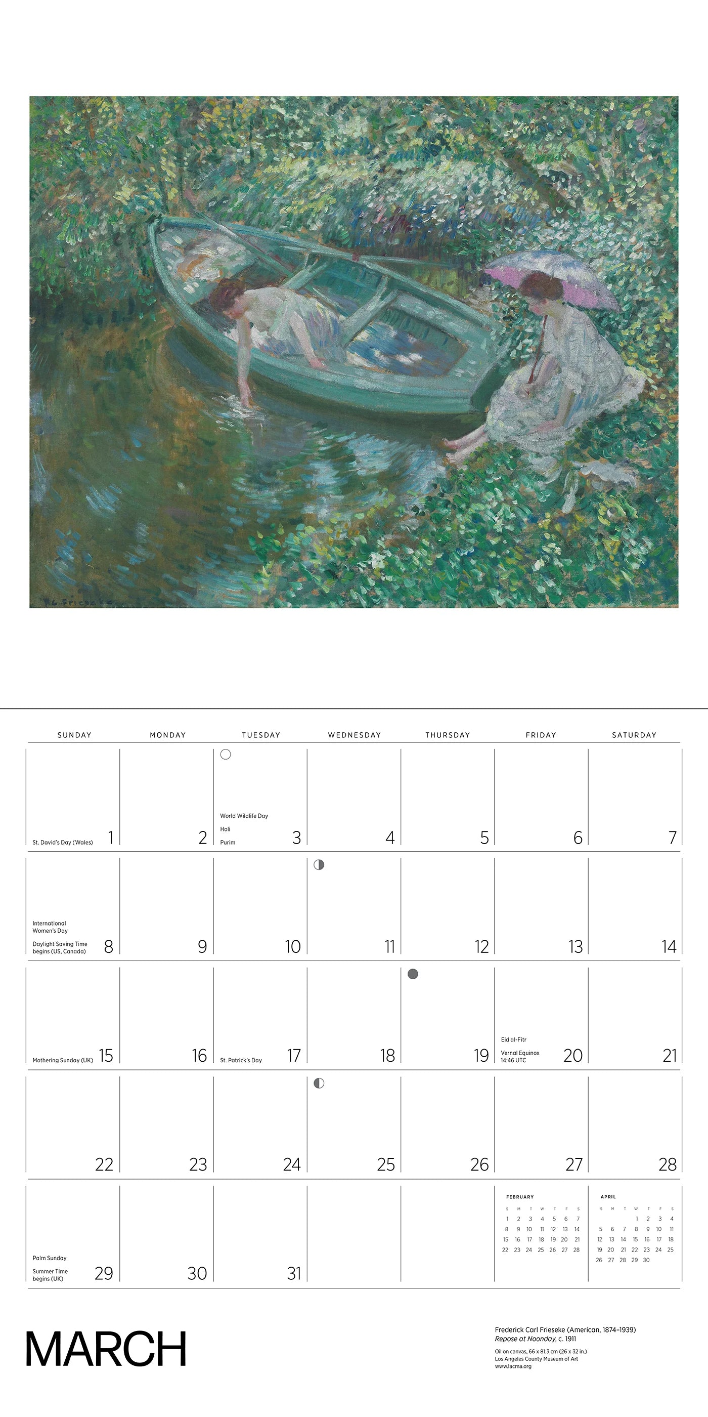 Garden of The Impressionists 2026 Wall Calendar