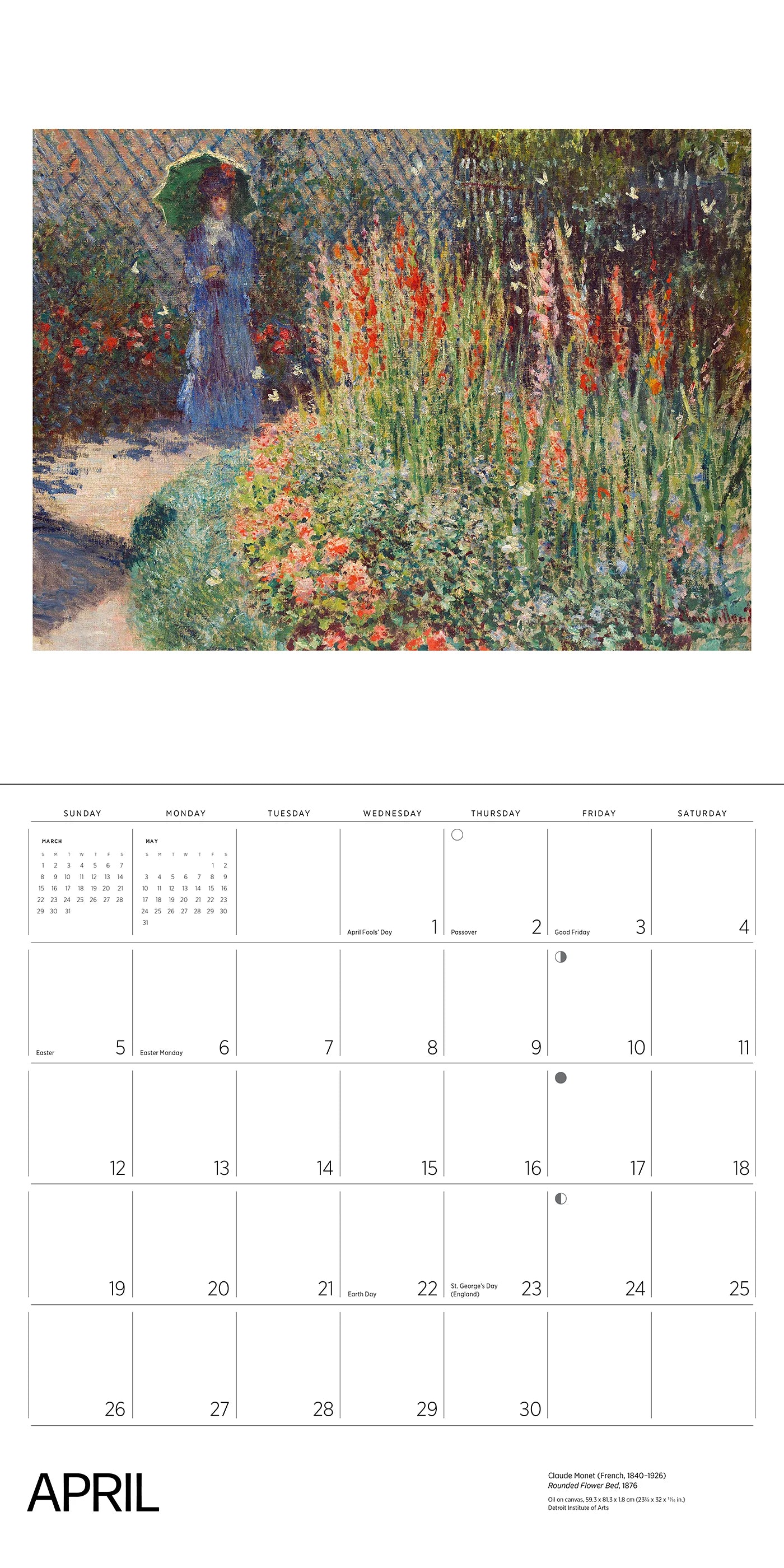 Garden of The Impressionists 2026 Wall Calendar