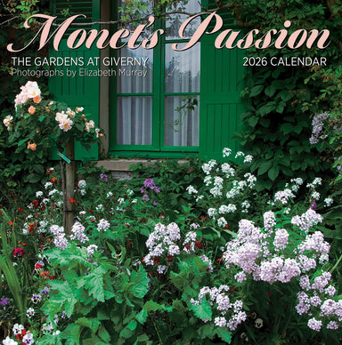 Monet's Passion: The Gardens at Giverny 2026 Wall Calendar