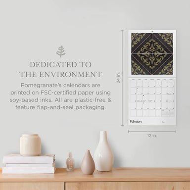 Arts & Crafts Tiles: Made by Motawi Tileworks 2026 Wall Calendar